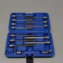 RIZOM 15-Piece 3/8" Drive Extra Long Torx Bit Socket Set, T10-T60 Star Bit Socket Set, CR-V and S2 Steel