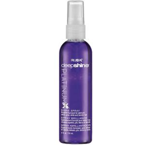 RUSK Deepshine PlatinumX Shine Spray, Shine Spray Creates Shine and Pairs Well with Heat Styling for a Glossy Finish, 4 oz.