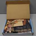 DIY Handmade Miniature Furniture, Wooden Diorama Book Nook House Kits Build Crafts for Adults, Miniature Street Tiny Library House Making Kit 1:24 Scale