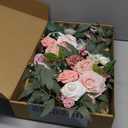 LYLYFAN Artificial Flower Swag Set of 2 for Wedding Welcome Signs Wedding Arch Flowers for Wedding Ceremony Arbor