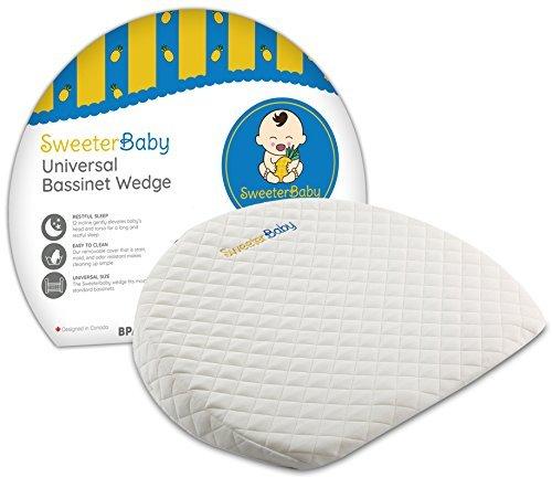 Sweeterbaby Pregnancy Wedge, Incline, with Removeable Cover, 15 x 12 x 2.6 inches