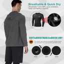 MEETYOO Mens 5pcs Men's Compression Sets Pants Long Sleeve Shirt Athletic Shorts Running Jacket (L)