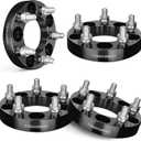 EVIL ENERGY 5x4.5 Wheel Spacers 1 inch Compatible for Ford 1964-1973&1994-2014 Mustang, 5x114.3 mm 5 Lugs 82.5 mm Hub Bore 1/2x20 Studs Black, Not Hubcentric