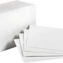 Amazon Basics Blank Index Cards, 1000 Count, 10 Pack of 100, White, 3" x 5"