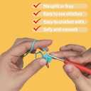 Terself Axolotl Crochet Kit for Beginners: 2PCS Crochet Animal Kits for Kids & Adults, Learn to Crocheting Starter Kit with Written Pattern & Video Tutorials (40%+ Yarn Extra)- Axolotl Family