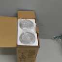 Home EC Premium Stainless Steel Sea Salt and Pepper Grinder Set of 2 - Adjustable Ceramic - Tall Glass Salt and Pepper Shakers - Kitchen Spice Mill W/Funnel & EBook