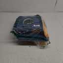 Rabb 1st Potty Training Seat, Upgrade Toddler Toilet Seat for Kids Boys Girls, 2 in 1 Potty Training Toilet for Kids, Splash Guard Anti-Slip Pad Step Stool（Blueyellow）