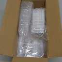 EASERCY 50 Pack 5 oz Plastic Dessert Cups with Lids, Yogurt Parfait/Appetizer Cup with Lids for Party, Mini Dessert Cups with Spoons Dessert Shooter Cups for Pudding, Fruit and Ice Cream