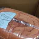 Bedsure GentleSoft Burnt Orange Fleece Blanket King Size - 280GSM Soft Lightweight Plush Cozy Blankets for Bed, Sofa, Couch, Travel, Camping (King (108" x 90"))