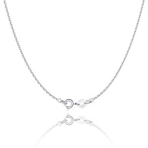 Jewlpire 925 Sterling Silver Chain Necklace Chain for Women 1.1mm Cable Chains Necklace Upgraded Spring-Ring Clasp - Thin & Sturdy Women's Chains Necklaces 14 16 18 20 22 24 Inch
