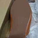 Tilocow Mules for Women Flats Pointed Toe Slip On Backless Loafers Flat Mule Business Casual Shoes Slides C Brown US 6
