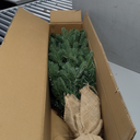 Vickerman rbol de Navidad artificial de abeto azul de 15 pulgadas, sin luz, paquete de 2, rbol de Navidad de abeto sinttico, decoracin de temporada para interiores del hogar