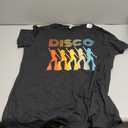Disco Diva Themed Party 70s Retro Vintage 70's Dancing Queen TShirt (XL, Black)