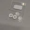 HAHIYO 4Pcs 1Inch/25mm White Flexible Rubber Desk Grommet Wire Grommet Cable Management Cord Hole Cover Desk Wire Hole Insert Wire Organizer for Computer Office Home School Equipment Systems