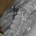 Zoratoo CloudCuddle Cat Window Perch with 4Sided Bolster, Zipper Design Cushion Window Seat for Window Sill, Sturdy Metal Frame & Easy Assembly Pet Hammock Bed for Indoor Cats (Gray, Large)