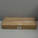 Curtain Rod 72"-144" for windows 1 Pack with Round Finials, 1" Diameter Rod Decorative Round Finials Adjustable Telescoping Black Drapery of Window Treatment