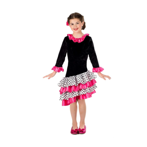 fun shack Kids Flamenco Dancer Costume Childrens Spanish Dance Dress Halloween Girls Book Character Costumes for Kids S