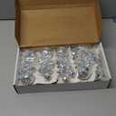 Sumind 8 Pack Disco Party Decorations Mini Disco Ball Garlands Silver Mirror Ball Hanging Banner Silver Streamer Curtains for Birthday Wedding Christmas Party Backdrop Supplies(1 Inch, 2 Inch)