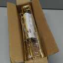 LINFIDITE Gold Under Cabinet Wine Glass Holder, 2 Pack, Space Saving, Easy Installation, Anti-Skid, Compact Design, Sturdy Materials, Affordable Gift (Shelf Thickness Under 0.98in)