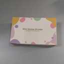 Sticker Printer - Printpods Mini Printer with Stickers, Print Pod, Bluetooth Inkless Printers, Sticker Maker, Portable Thermal Printer for Iphone, Impresora Porttil for Notes, Journal, DIY, Kids Gift