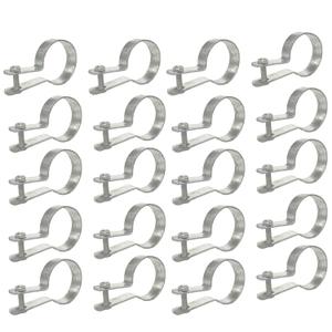 2-3/8" Tension Band for Chain Link Fence,Heavy Duty Chain Link Brace Band Use for attaching Chain Link Fence Rails, gate Posts, Corner Posts, end Posts (2-3/8")