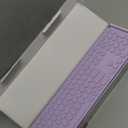 UBOTIE Wireless Purple Keyboard, Bluetooth 2.4GHz Dural Mode Connection Scissor Switches Slim Quiet Round Keycaps Full Size Office Computer Keyboards for PC MAC Smart Phones