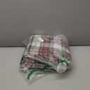 Comfort Spaces Cotton Flannel Sheets Queen Size, Ultra Soft Flannel Sheet Set with 14" Elastic Pocket , Plain Print Warm Flannel Bedding, Scottish Plaid Red 4 Piece