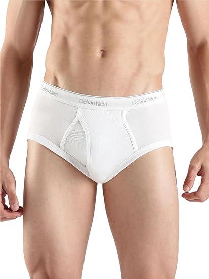 Calvin Klein Men's Cotton Classics 3-Pack Brief, Size: M