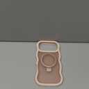 [Cute Wave Frame+Mag Stand] Designed for iPhone 17 Pro Max Case, [Fit for MagSafe] Translucent Silicone Protective Magnetic Ring Phone Case Cover for iPhone 17 Promax 6.9 inch Men Women, Pink