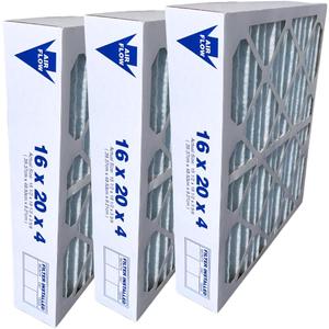 16x20x4 MERV 11 Furnace Filter compatible for TopTech TT-FM-1620, TTFM1620, tt-fm-1620qb for use in Carrier TechPure TT-MAC-1722 TT-MAC-1620-3 Pack