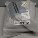 JIYUAN King Size Duvet Cover Set, 3-Piece - 100% Washed Cotton, Linen-Like Soft & Breathable with Zipper Closure, Includes 104x90 Inch Cover & 2 Pillowcases, Heathered Cream Grey