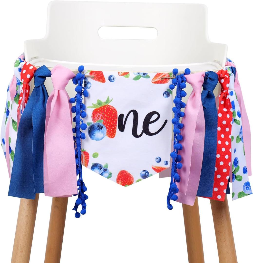 Kreatwow Berry First Birthday Decorations for Girl Berry Sweet One High Chair Banner Strawberry Blueberry First Birthday Supplies Strawberry Blueberry Highchair Banner Summer 1st Girl Bday Kreatwow Berry First Birthday Decorations for Girl Berry Sweet One High Chair Banner Strawberry Blueberry First Birthday Supplies Strawberry Blueberry Highchair Banner Summer 1st Girl Bday