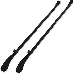 2 PCS Tire Mount and Demount Iron, Tire Changing Removal Tool for Tubeless Tires, Tire Bar for Auto or Truck Maintenance, Replace Manual Tire Changer  38 in x 4/5 in, Black 