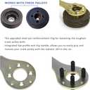 Yoursme Crank Pulley Tool with Screws Wrench Holder Kit for Subaru Imprezas Foresters XT Legacy Outback Baja SVX Saab 9-2X