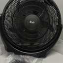 Simple Deluxe 20 Inch 3-Speed Plastic Floor Fans Quiet for Home Commercial, Residential, and Greenhouse Use, Outdoor/Indoor, Black
