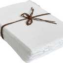 Handmade Cotton Paper with Deckle Edge Recycled Cotton Rag Mixed Media Card Stock for Postcards, Invitations, Crafts and Announcements (4x6 inch "A6", 150gsm, 50 Pack) (4x6 OFF WHITE)