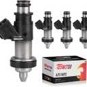 Fuel Injector Pack of 4 1 Holes Compatible with Suzuki Hayabusa GSX1300 | for Suzuki Hayabusa GSX1300R GSX1300RZ 1999-2007 GSX-R600 GSX-R600Z 2001-2003 GSX-R750 2000-2003 GSX-R1000 2001-2002