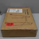 HolyHeal Folding Walkers for Seniors with 2 Skis and 5" Wheels, Lightweight Adult Rolling Walker, Supports Up to 350 Pounds, Adjustable Height, Aluminum Standard Walker, Silver