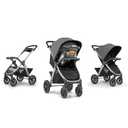 Chicco Bravo 3-in-1 Trio Travel System, Bravo Quick-Fold Stroller with KeyFit 30 Infant Car Seat and Base, Brooklyn/Navy, Manufacturing Date: SEP 2025, Expiry: SEP 2031