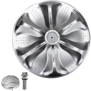 AGZ72909711 Washplate Pulsator Assembly Replacement for Kenmore LG Washer with Washer Pulsator Cap 5006EA3009B, Washer Agitator Plate Replaces AP6800730, 4873462, AGZ72909703, PS12588963, AGZ72909713