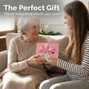 Mahjong Shuffler Cards Extra Thick 0.04" PVC Tile Mixers with Grandma Quotes, Waterproof Mah Jongg Accessories and Nana Gifts for Women Game Night, 4 Pcs with Zipper Pouch (Nana's Game Night)