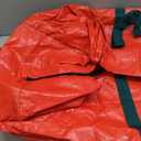 ZOBER 9 Ft Large Christmas Tree Storage Bag - Fits 9 Ft Artificial Trees - Plastic, Waterproof Christmas Tree Bag For Storage Box For Xmas - Strong, Durable Handles - Label Card Slot - Red