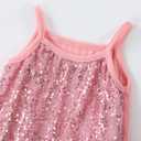 Baby Girls Tutu Dress Long Sleeve Toddler Sleeveless Dresses Infant Tulle Sundress (12 Months, 0-1sequin Pink Rainbow)