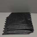 Black Peel and Stick Tile Backsplash 12"x12" Self Adhesive Wall Tiles for Kitchen Marble (10-Sheet)