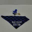 LMSHOWOWO Dog Birthday Bandana, Adhesive Number For Dog Party Decorations, Blue, Large