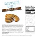 Little Debbie Chocolate Chip Creme Pies, 8 Individually Wrapped Sandwich Cookies, 10.63 OZ Box (EXP 07/19/26)