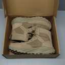 FREE SOLDIER Men's Durable Work Boots 6 Inches Lightweight Waterproof Hiking Boots Suede Leather Tactical Boots(Classic Tan 11.5)