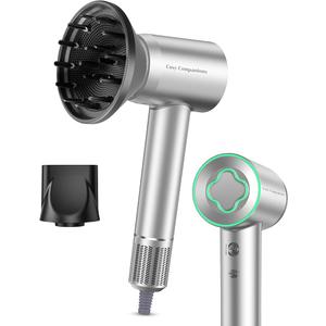 Professional Ionic Blowdryer with Magnetice Nozzle, Hairdryer for Home&Travel