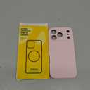 Ktele Magnetic for iPhone 17 Pro Case [Compatible with Magsafe] [Premium Silicone Satin-Smooth Touch] Slim Shockproof Anti-Scratch Microfiber Lining Case, 6.3 inch, Chalk Pink