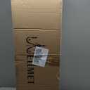 Wellmet Boho Chandelier Light Fixture 42 Inch, Farmhouse Rattan Pendant Light for Dining Room, Rustic Rectangular Chandeliers for Living Room, Bedroom, Kitchen Island (Rattan, 42 Inches)